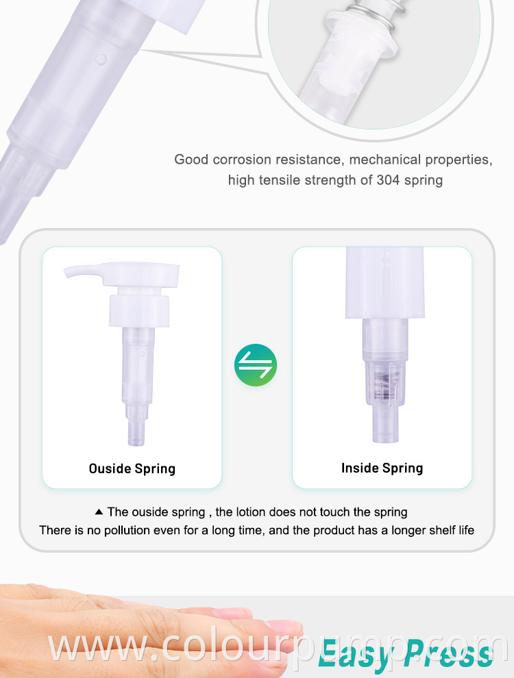 Guaranteed Quality Plastic Liquid Soap Pumps Dispenser With Bottle Caps